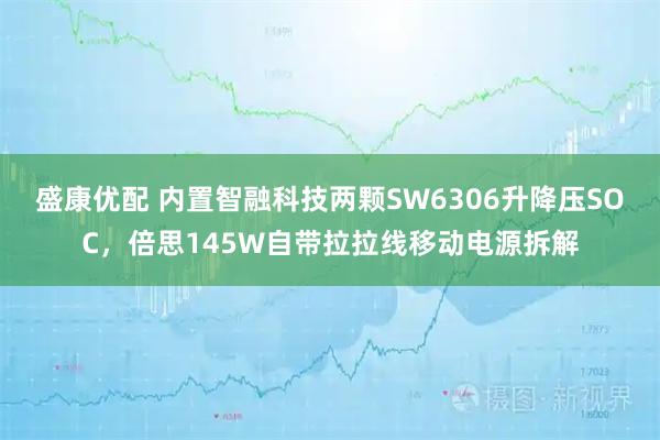 盛康优配 内置智融科技两颗SW6306升降压SOC，倍思145W自带拉拉线移动电源拆解