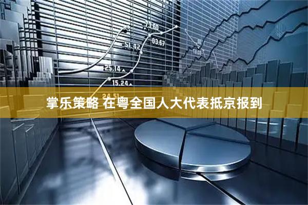 掌乐策略 在粤全国人大代表抵京报到